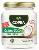 Oleo coco Copra sem Sabor de 200ml